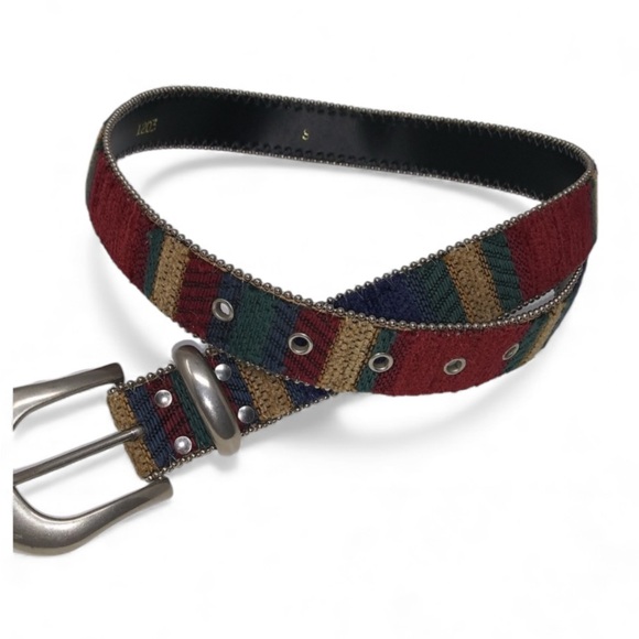 Women's Boho Ethnic Patterned Belt Sz S - Picture 1 of 3